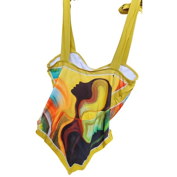 Boho Swimsuit Size XL One Piece - Picture 3 of 4